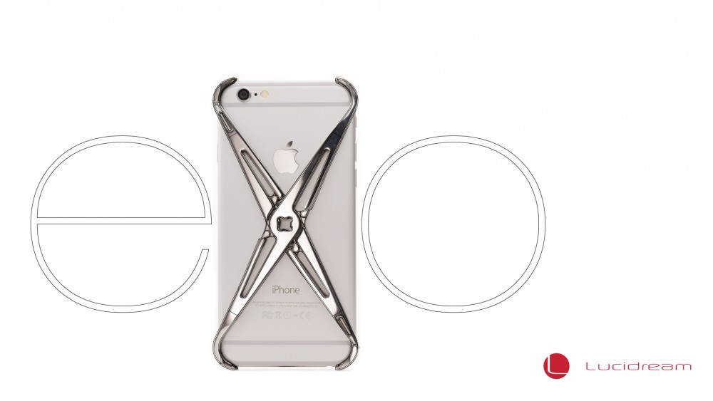 Exo stainless steel phone case